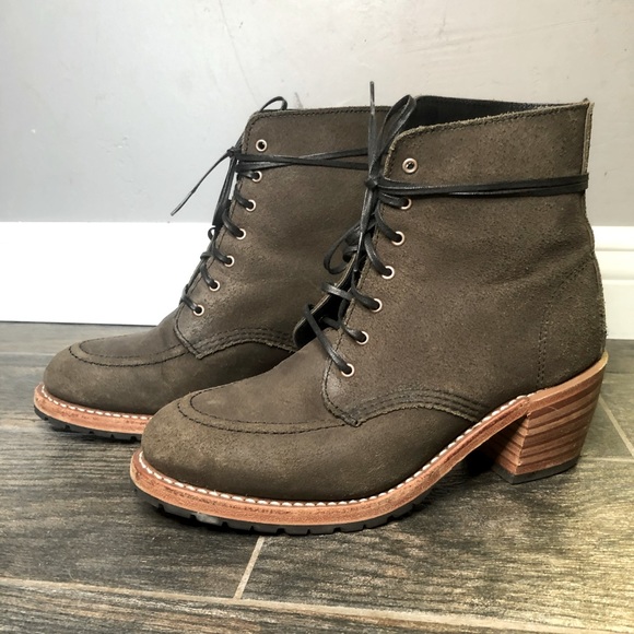 Red Wing Heritage Women's Clara Boots Pewter Size 8 Like New - Picture 4 of 4